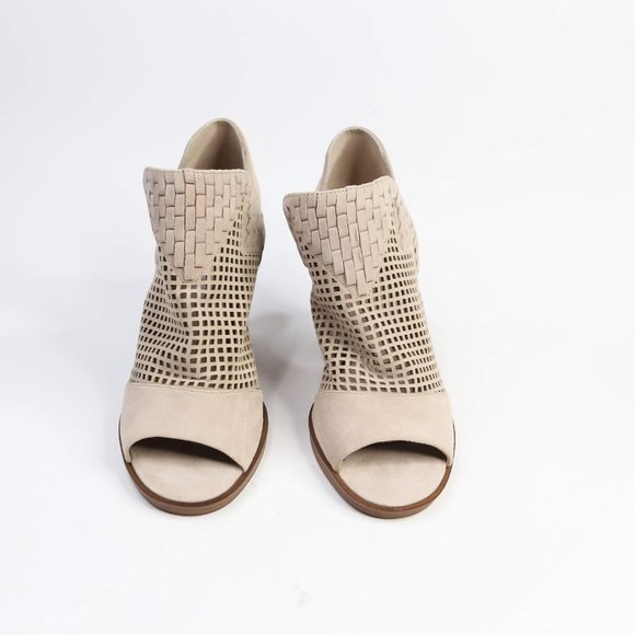 Vince Camuto Fritzey Leather Perforated Booties - Picture 3 of 11